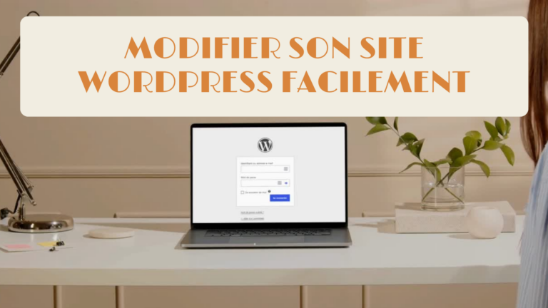 modifier site wordpres